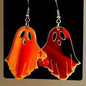Clear acrylic ghost earrings